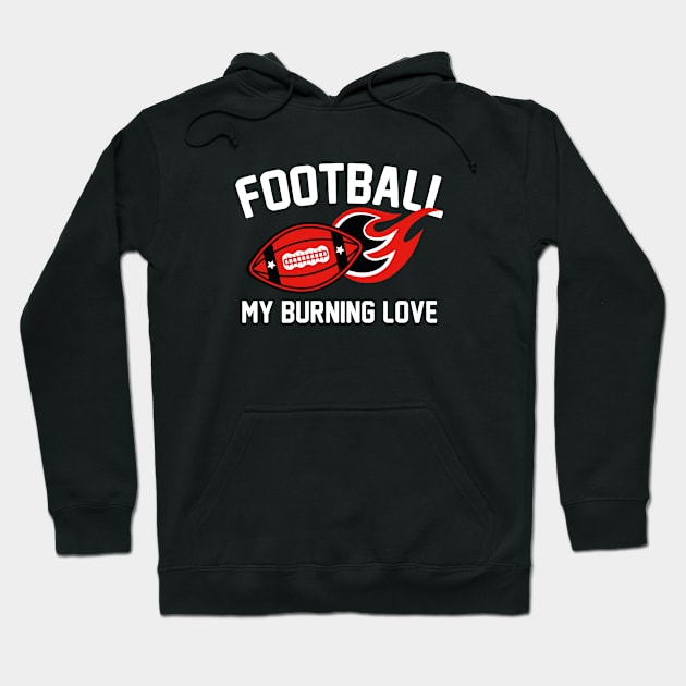 Football Hoodie by VectorPlanet